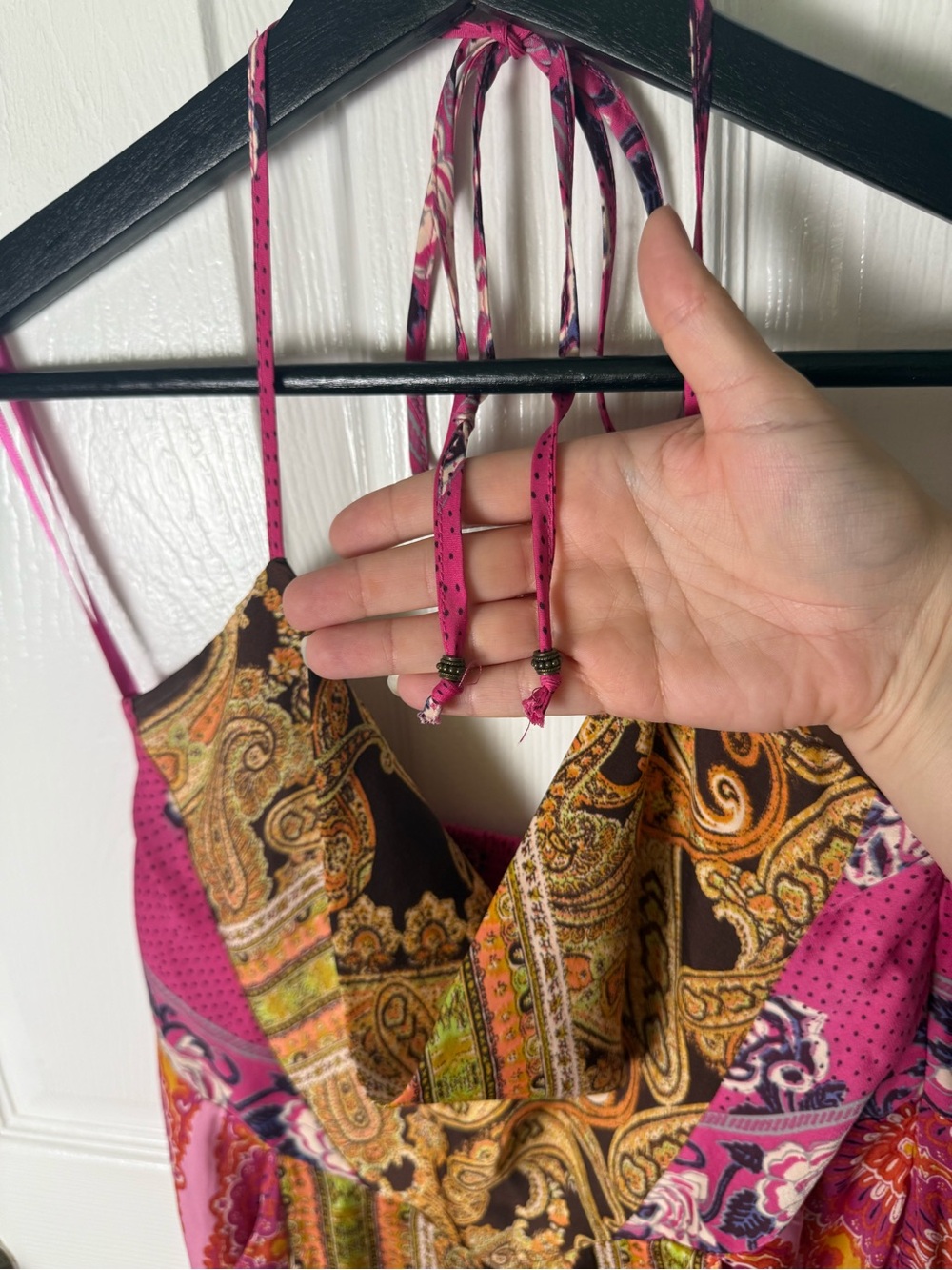 Free People Miranda Printed Jumpsuit in Jewel Combo XS - Picture 6 of 9